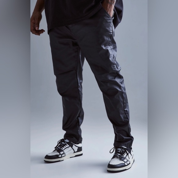 Boohoo Slim Fit Coated Jeans - Picture 1 of 7